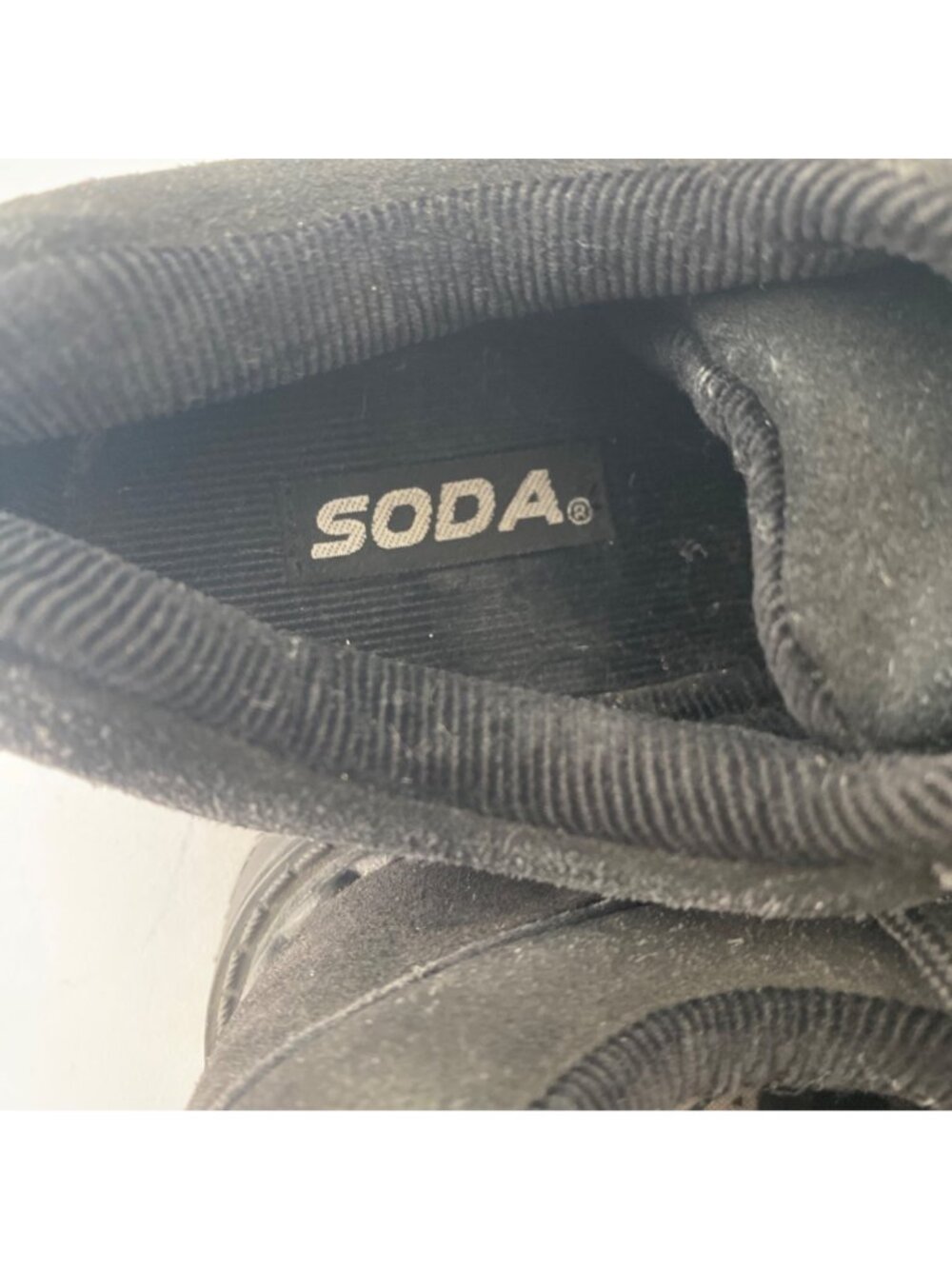 Vintage Soda Platform Sneakers Shoes Black Y2K - Picture 8 of 8